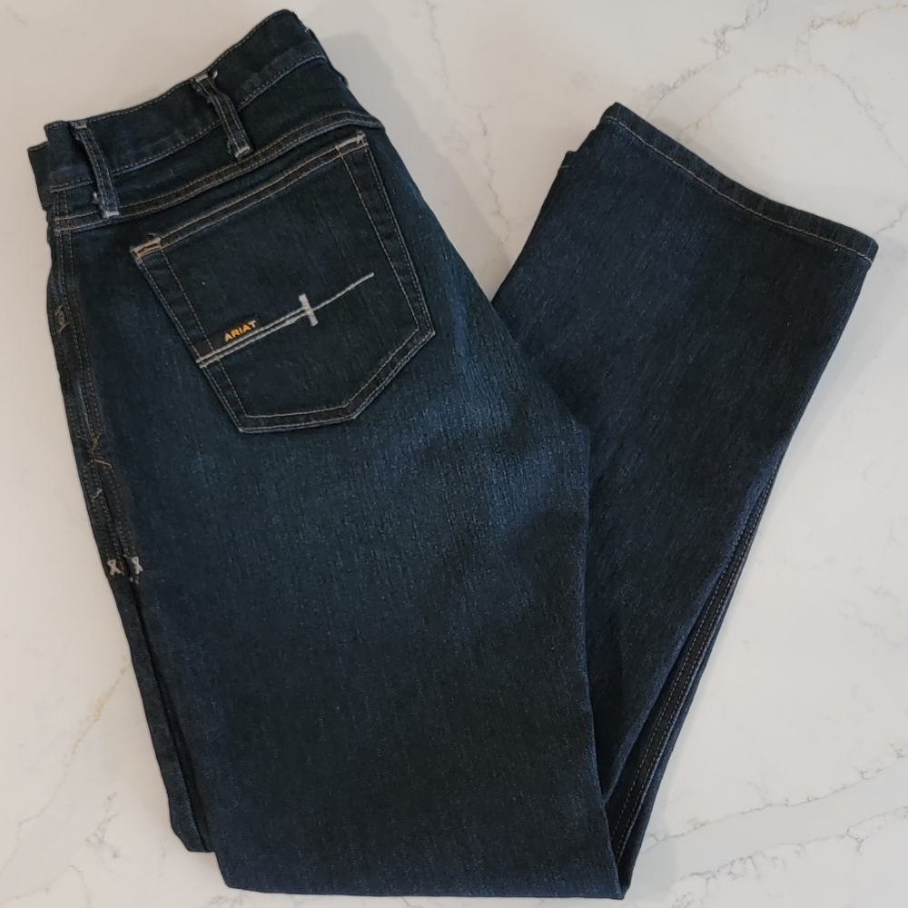 Men's Ariat Rebar M7 Slim Straight leg jeans. Worn once